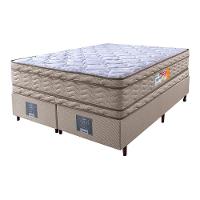Cama Box King Colchão OrtoFirm + Box 193x203x71 Double Face Espuma D33 Dourado - 5