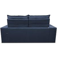 Sofá Retrátil e Reclinável 2,00m Essence Velusoft Azul Cama inBox - 6
