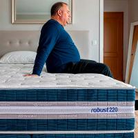 Cama Box King Colchão Robust 220 + Box 193x203x70 Molas Ensacadas e Espuma D45 Cama inBox - 5