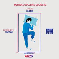 Colchão Solteiro Robust Gel 220 88x188x38 Molas Ensacadas e Espuma D45 Cama inBox - 3