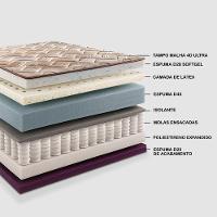 Cama Box Queen Colchão Robust Gel 220 + Box 158x198x76 Molas Ensacadas e Espuma D45 Cama inBox - 8