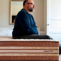 Colchão King Robust Gel 220 193x203x38 Molas Ensacadas e Espuma D45 Cama inBox - 5