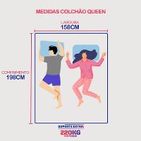 Colchão Queen Robust 220 158x198x32 Molas Ensacadas e Espuma D45 Cama inBox - 2