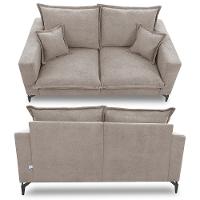 Sofá 2 Lugares Modular Boma 1,70m Boucle Bege Claro Sofá inBox - 8