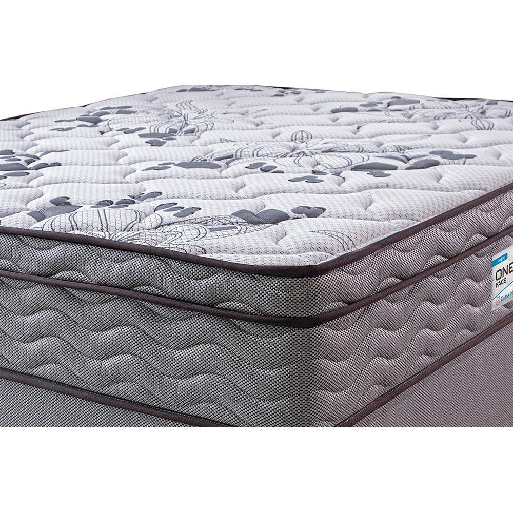 Cama Box King Colchão OrtoMove 193x203x65 D45 Cinza - 4