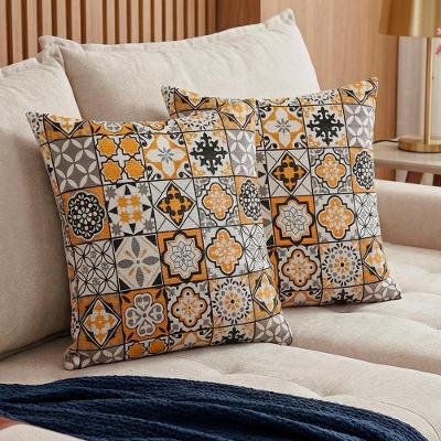 Almofadas Kit Plumie de 45x45cm 2 Uni Estampadas Bagdade Cama inBox