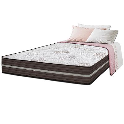 Colchão King Spring Zen 193x203x24 com Molas Ensacadas Marrom Cama inBox