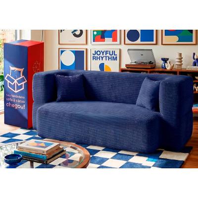 Sofá Cama Nômade. 1,88m Xpand Tech Tecido Velourê Cama inBox