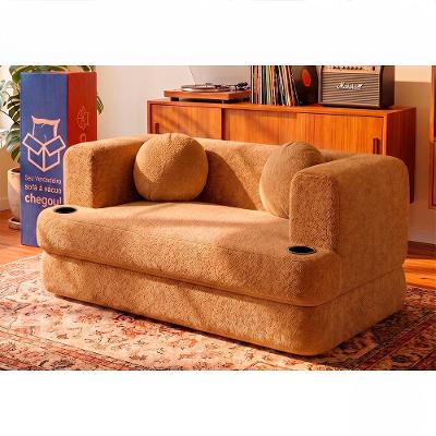 Sofá Cama Hali. 1,50m Xpand Tech Tecido Bouclê Cama inBox