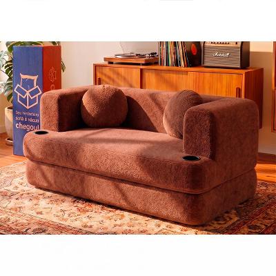 Sofá Cama Hali. 1,88m Xpand Tech Tecido Bouclê Cama inBox