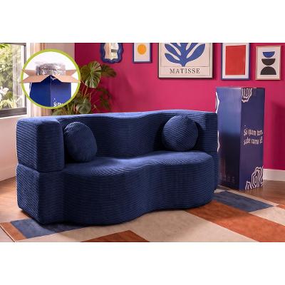 Sofá Cama Bolge. 1,88m Xpand Tech Tecido Velourê Cama inBox