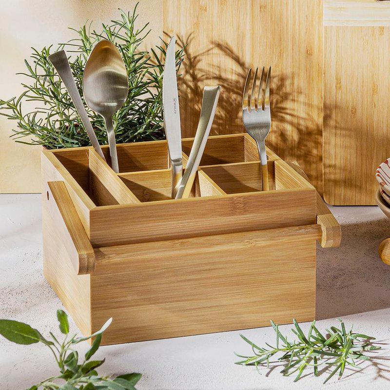 Porta-Talheres Home Style Bambus - 6