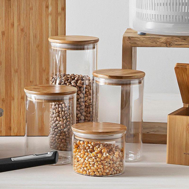 Jogo de Porta-Mantimento Home Style Bambus - 4