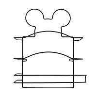 Suporte para Rolos Triplo Arthi Mickey 12cm x 31cm - 1