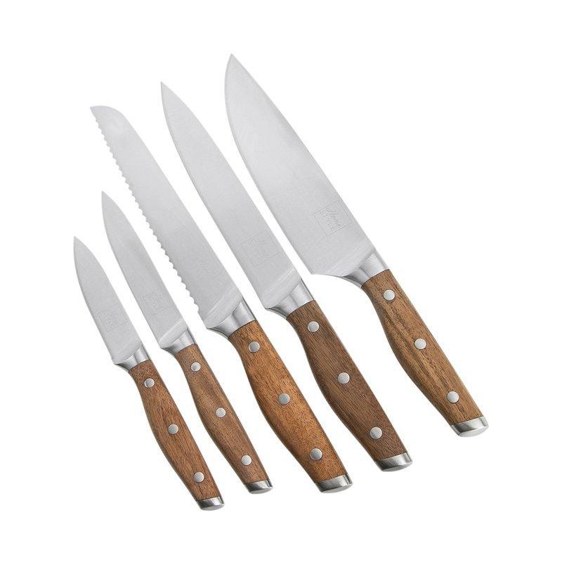 Jogo de Facas Com Cepo Home Style Jersey - 6