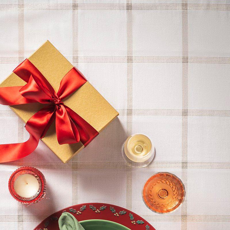 Toalha de Mesa Home Style Check 160 cm x 160 cm - 3