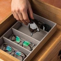 Organizador de Óculos 4 Divisórias Home Style Vanity 29 cm x 18 cm - 13