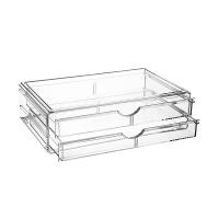 Organizador Acess 2 Gavetas Home Style Beauty 32cm x 20cm - 2