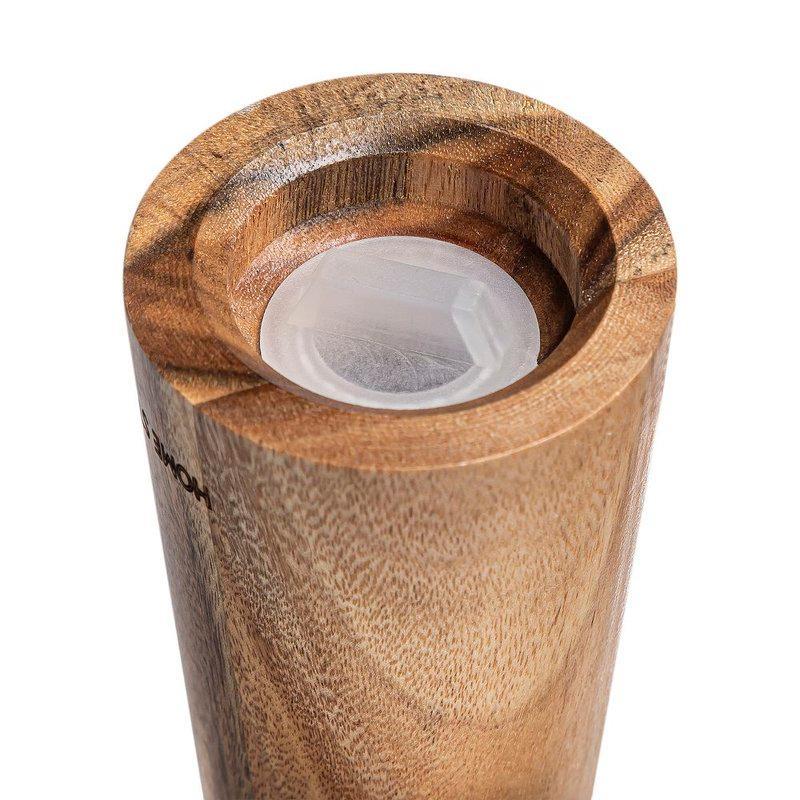 Jogo de Saleiro e Moedor de Pimenta Acácia 2 Peças - Home Style - 4