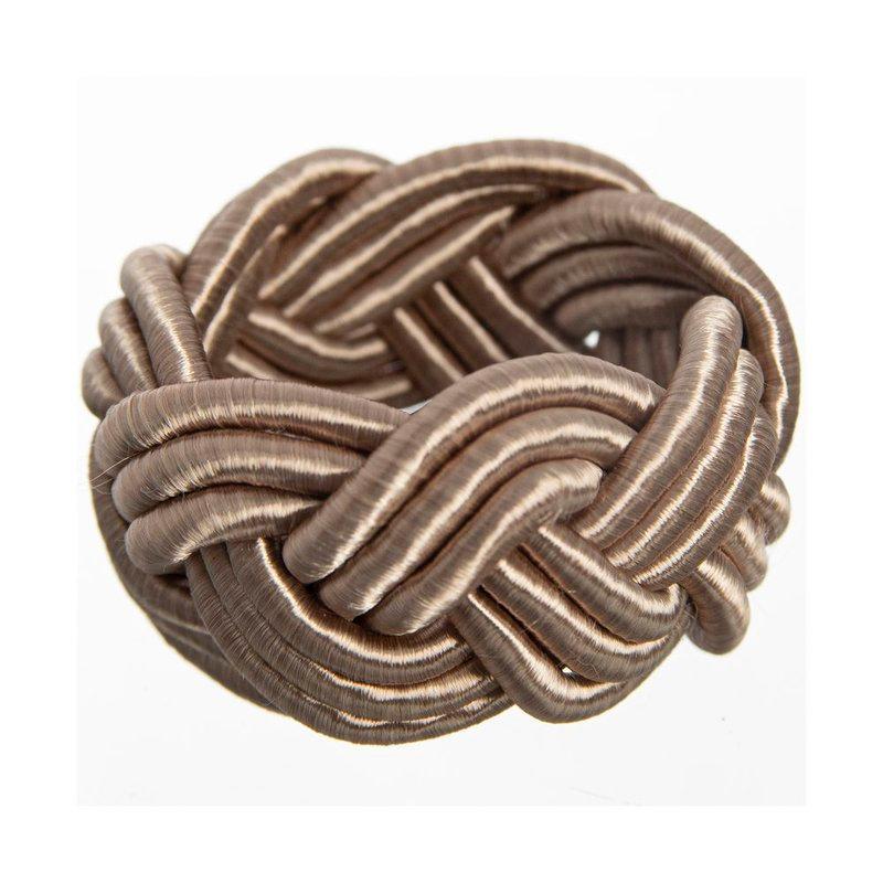 JG ARGOLAS GUARDANAPOS NEW TRACCIA 4PCS 12CM HOME STYLE:BEGE - 2