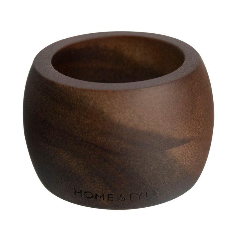 Jogo Argolas De Guardanapo Acácia 4 Peças   Home Style - 2