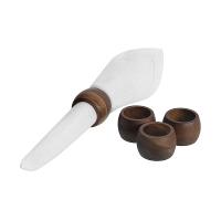 Jogo Argolas De Guardanapo Acácia 4 Peças   Home Style - 1