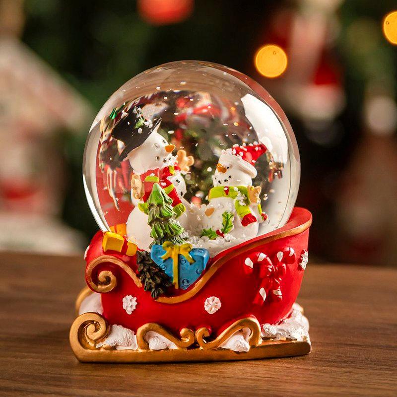 Globo Decorativo Bosque Natalino Boneco de Neve 9 CM - Home Style - 4