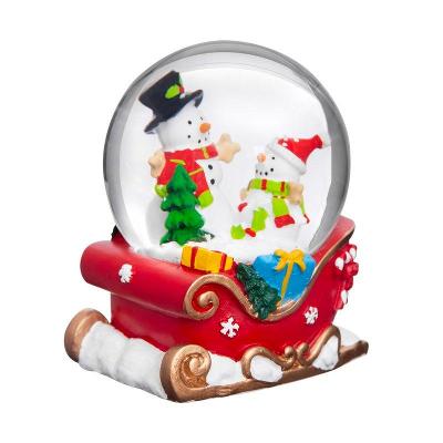 Globo Decorativo Bosque Natalino Boneco de Neve 9 CM - Home Style