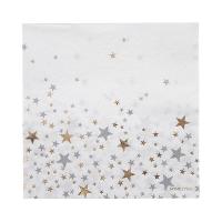 GUARDANAPO DESCARTAVEL NATAL CHUVA DE ESTRELAS 16,5 CM SAZ HOME STYLE - 1