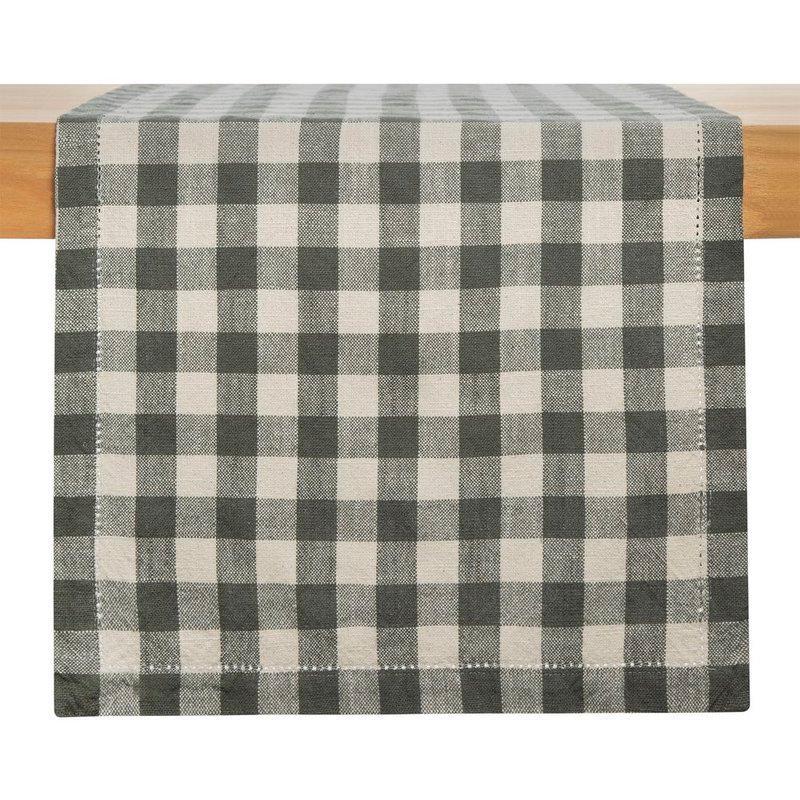 Caminho de Mesa Home Style Chess 160 cm x 40 cm - 1