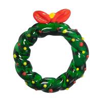 Jogo de Argola de Guardanapo Home Style Natal Cristal - 2