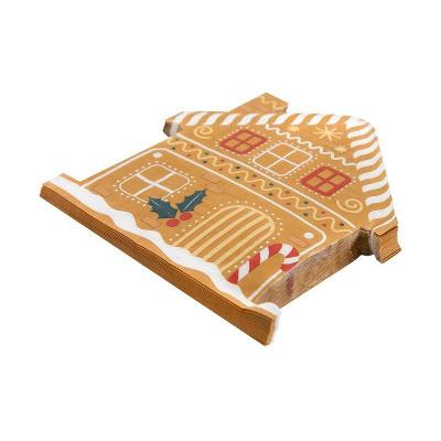 Guardanapo Descartável Home Style Natal Cookies 33 cm x 33 cm