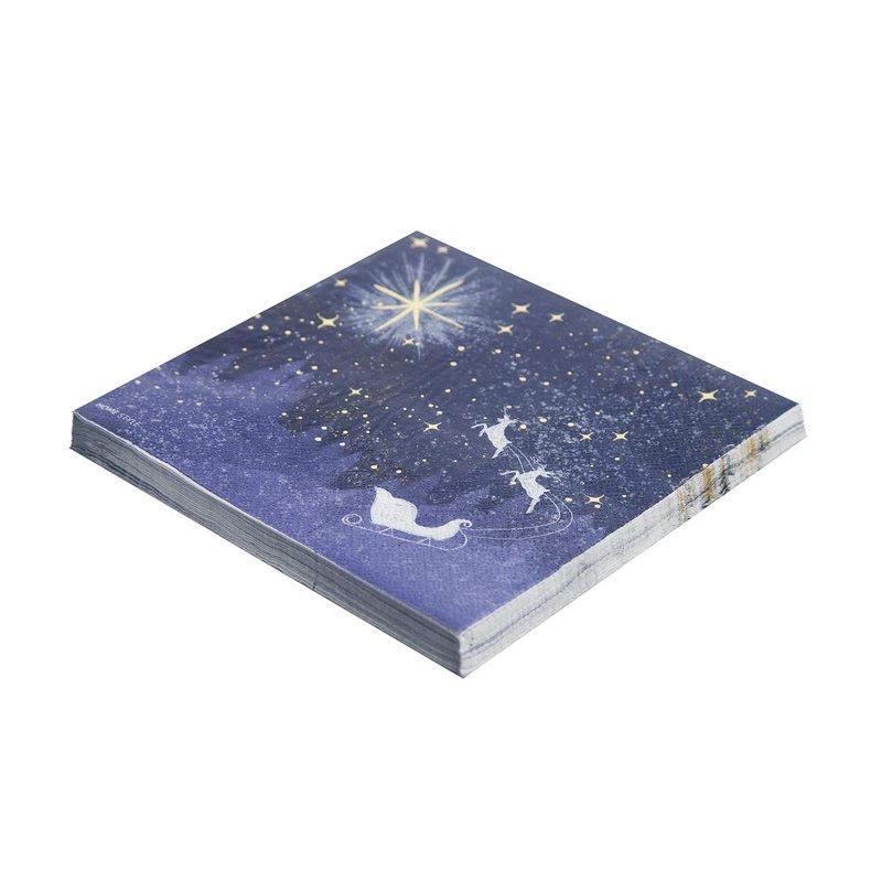Guardanapo Descartável Home Style Natal Star 16,5 cm x 16,5 cm - 1