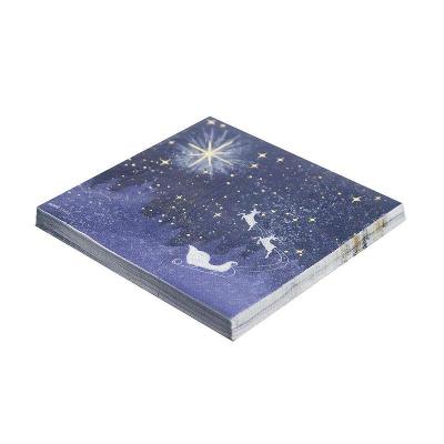 Guardanapo Descartável Home Style Natal Star 16,5 cm x 16,5 cm