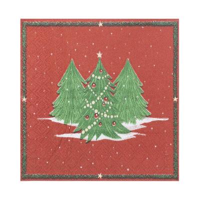 GUARDANAPO DESCARTAVEL NATAL TREES 20PCS SAZ HOME STYLE