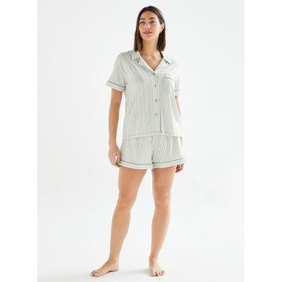 Shorts de Pijama de Algodão Estampado 27506