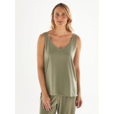 Camiseta de Pijama Regata de Algodão 21507