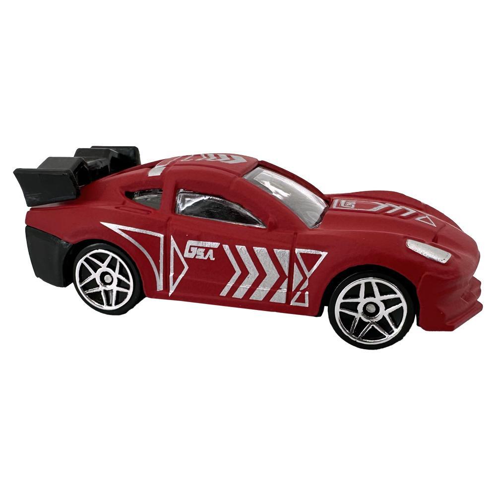 Mini Veículos Die Cast Garagem S.A. - Esportivo Vermelho Fosco - 1