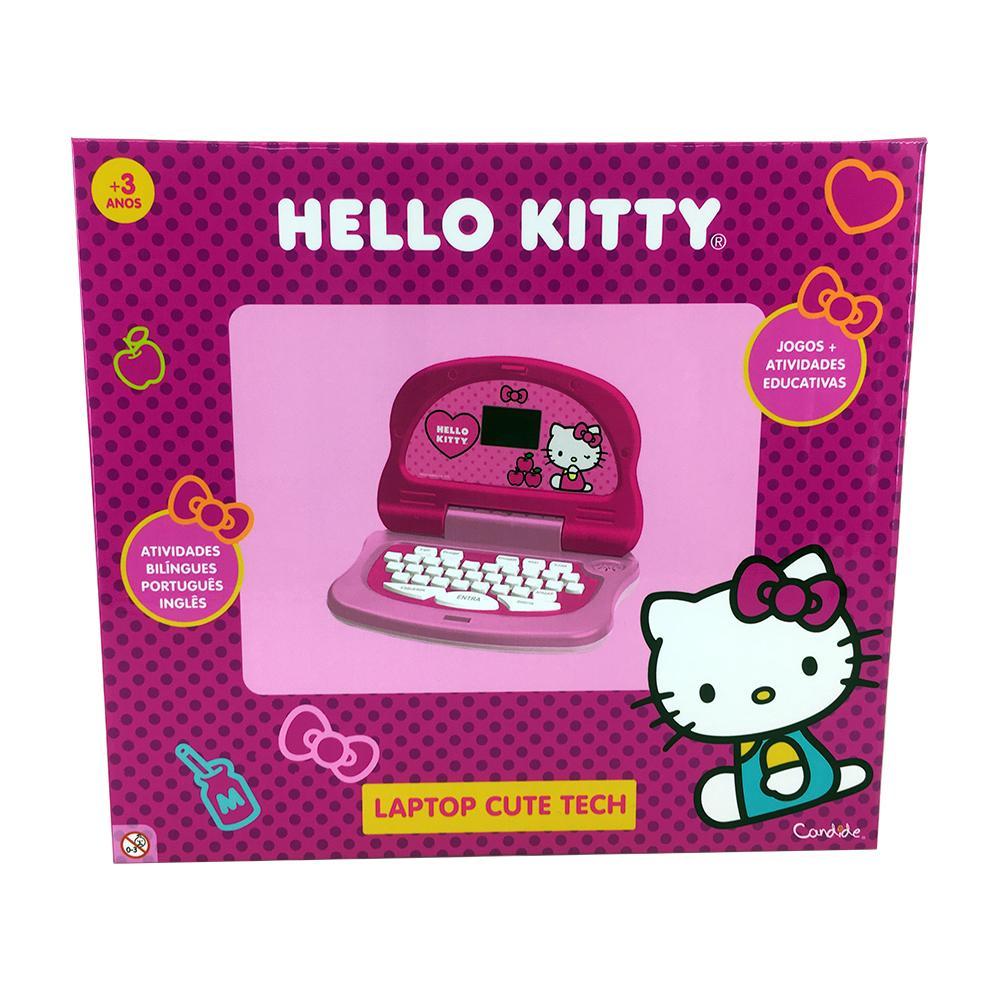 Laptop Infantil Educativo Candide Hello Kitty Tech Bilíngue - 3