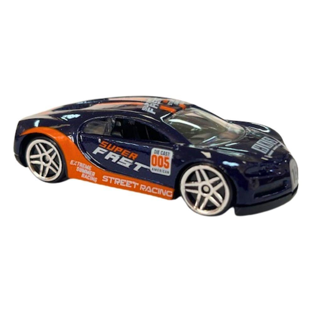 Mini Veículos Die Cast Garagem S.A. - Esportivo Azul/Laranja - 1