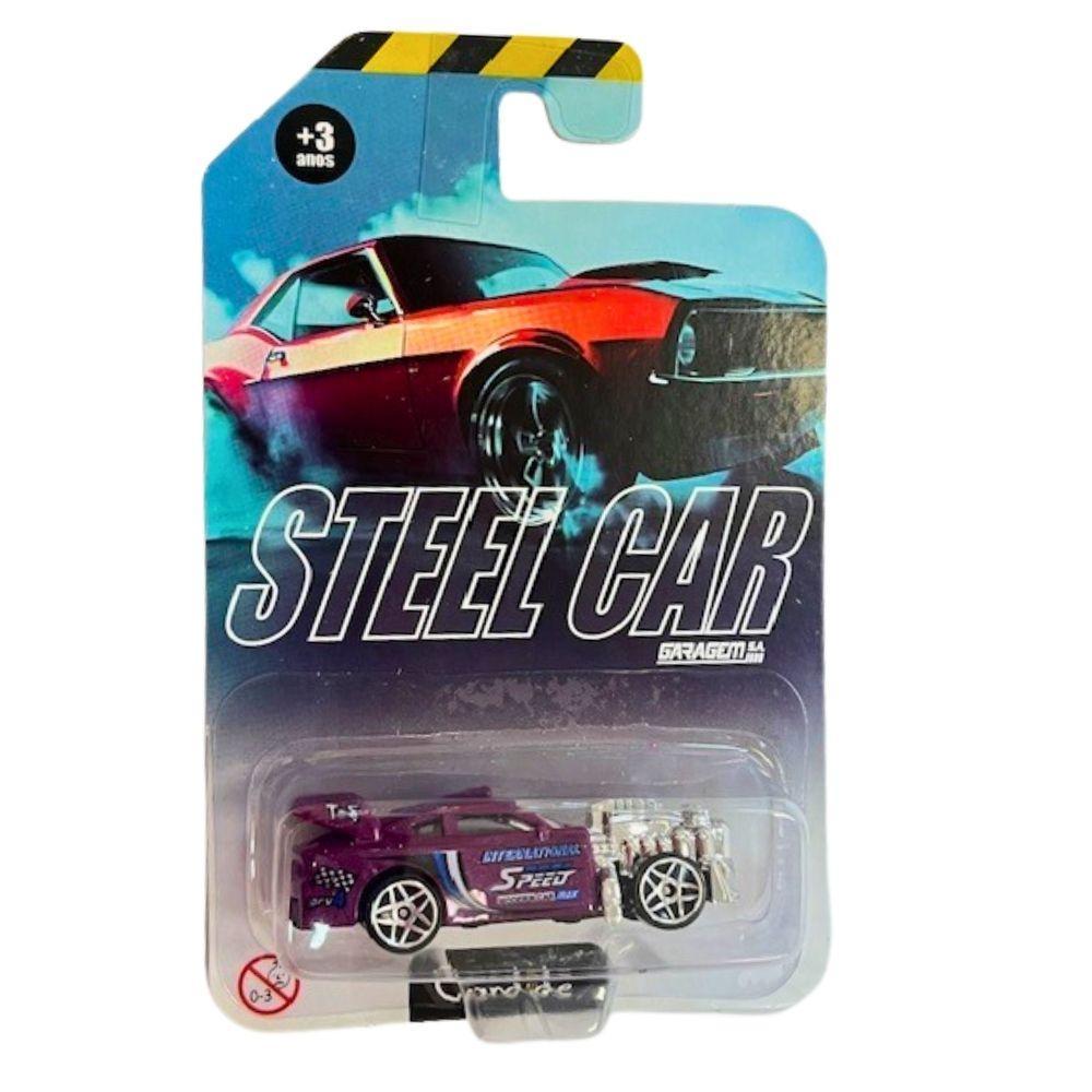 Mini Veículos Die Cast Garagem S.A. - Dragster Roxo - 4