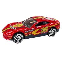 Mini Veículos Die Cast Garagem S.A. - Corrida Vermelho e Amarelo - 4