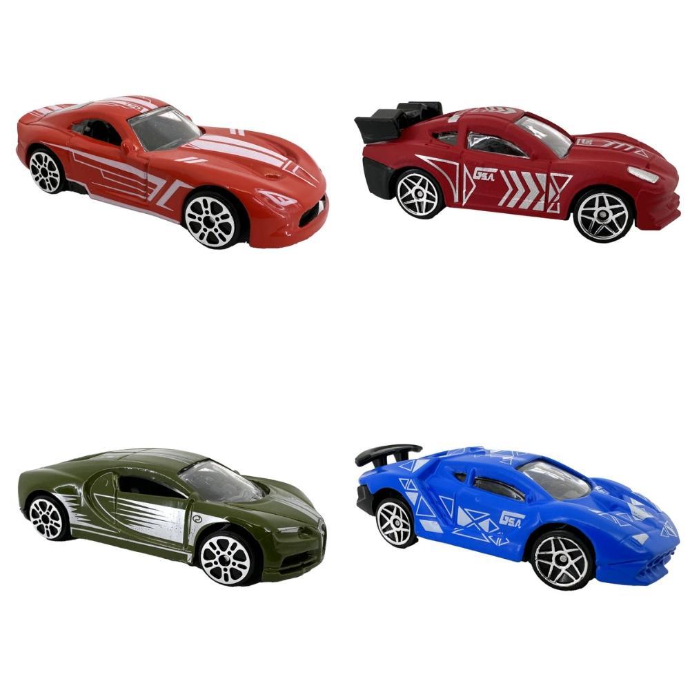 Kit c/4 Mini Veículos Die Cast 3599N 3599O 3599R 3599S - 1