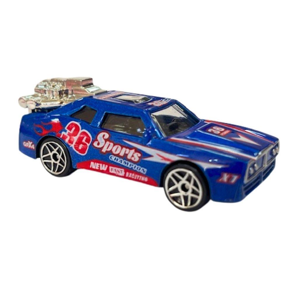 Mini Veículos Die Cast Garagem S.A. - Corrida Azul - 1