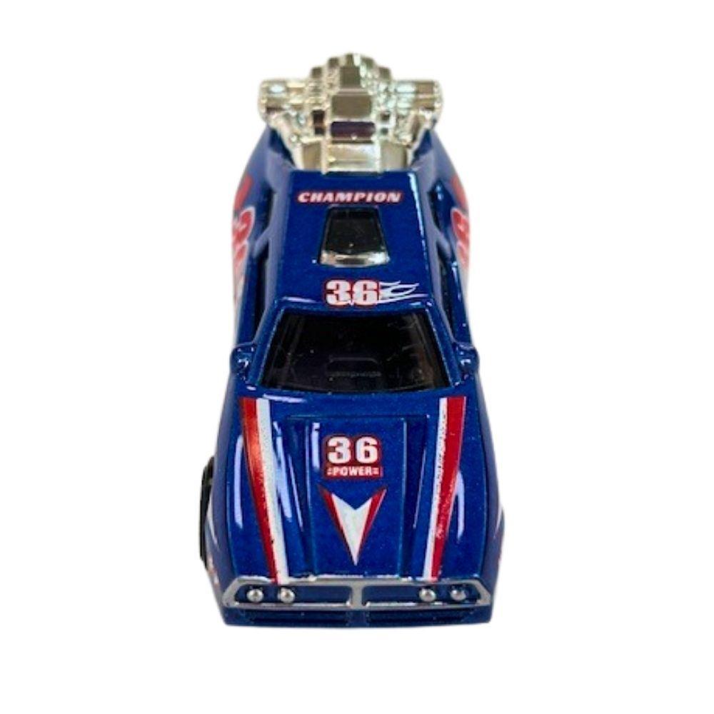 Mini Veículos Die Cast Garagem S.A. - Corrida Azul - 3