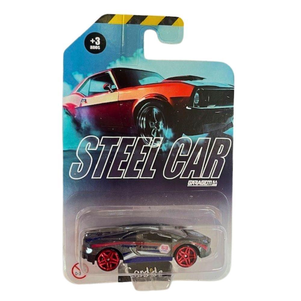 Mini Veículos Die Cast Garagem S.A. - Corrida Cinza - 2