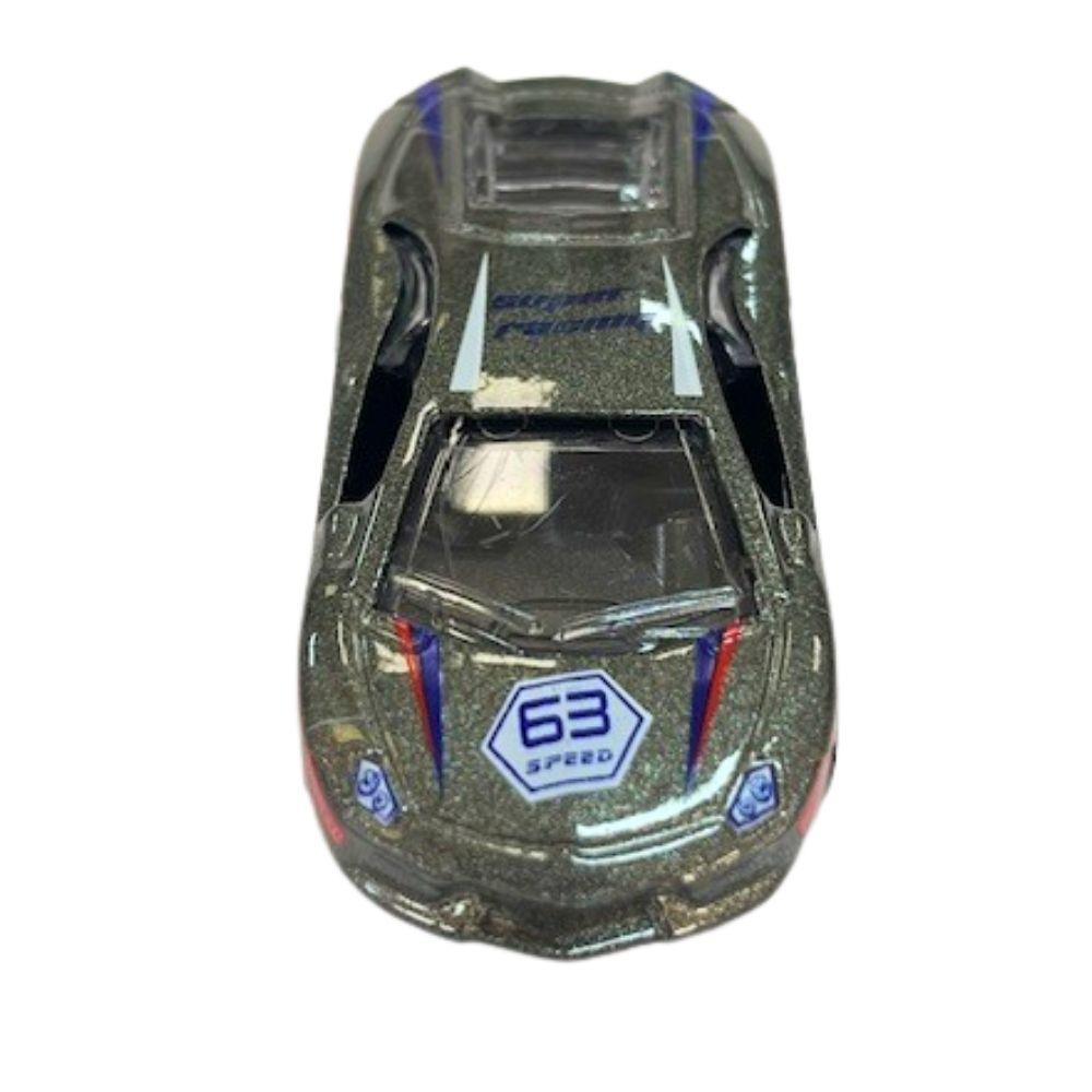 Mini Veículos Die Cast Garagem S.A. - Corrida Cinza - 4