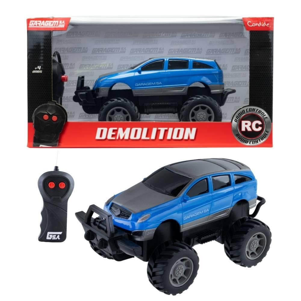 Veículo Controle Remoto Garagem S.A. Demolition - Azul - 5