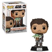 Boneco Funko POP! Star Wars - Mandalorian- Mando com Grogu - 1