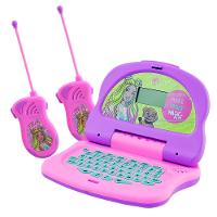 Kit Barbie - Laptop Charm Tech Infantil Bilíngue + Walkie Talkie Infantil - 1